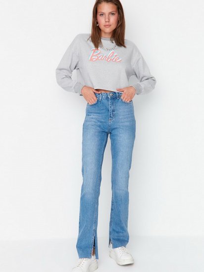 Расклешенные джинсы Trendyol модель TWOAW22JE0382/Lacivert — фото - INTERTOP