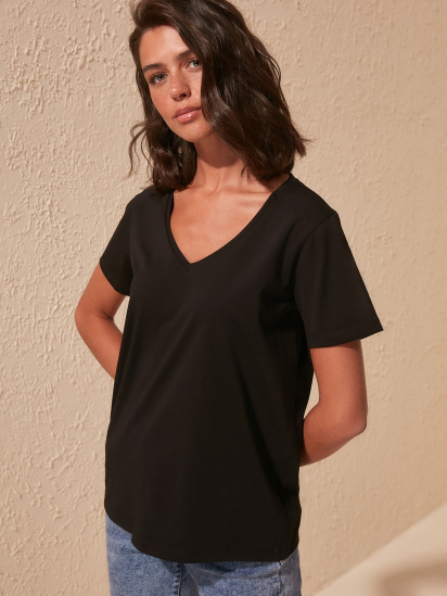 Набір футболок Trendyol модель TWOSS20TS0143/Siyah — фото 4 - INTERTOP