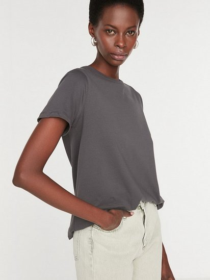 Набор футболок Trendyol модель TWOSS20TS0141/Antrasit-Cok Renkli — фото 3 - INTERTOP