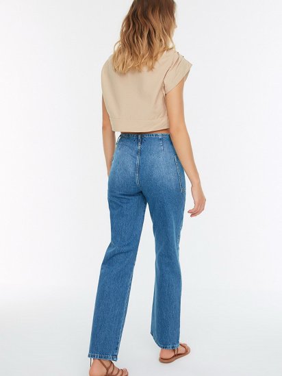Широкие джинсы Trendyol модель TWOSS22JE00028/Mavi — фото 5 - INTERTOP