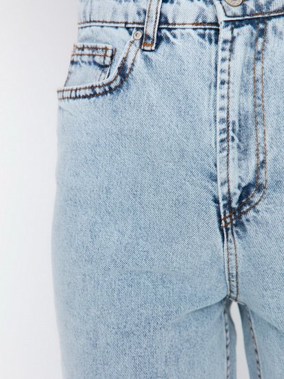 Прямі джинси Trendyol модель TWOAW23JE00134/Mavi — фото 4 - INTERTOP