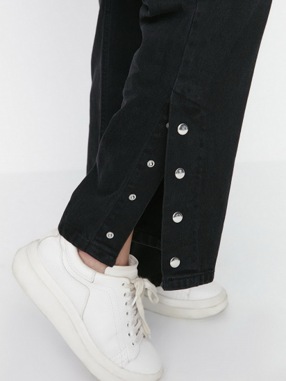 Широкі джинси Trendyol модель TWOAW23JE00180/Siyah — фото 4 - INTERTOP