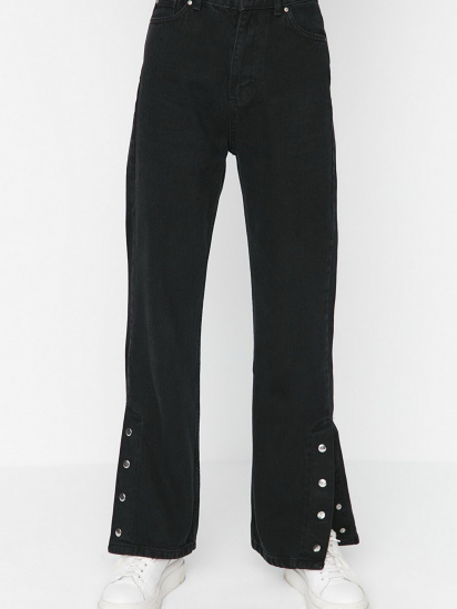 Широкі джинси Trendyol модель TWOAW23JE00180/Siyah — фото 5 - INTERTOP