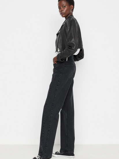 Широкие джинсы Trendyol модель TWOAW23JE00290/Antrasit — фото 3 - INTERTOP