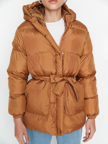 Зимняя куртка Trendyol модель TWOAW21MO0011/Camel — фото 4 - INTERTOP
