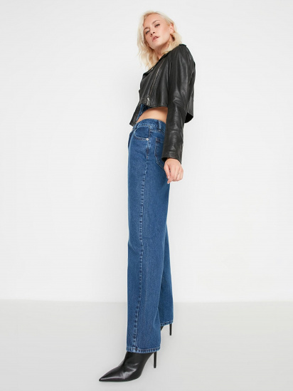 Широкие джинсы Trendyol модель TWOAW22JE0794/Lacivert — фото 3 - INTERTOP
