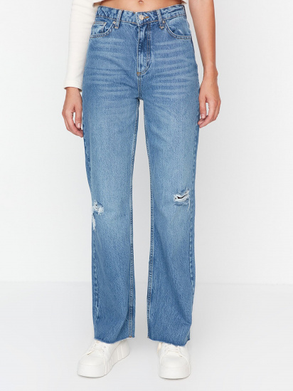 Широкие джинсы Trendyol модель TWOAW23JE00072/Mavi — фото 3 - INTERTOP
