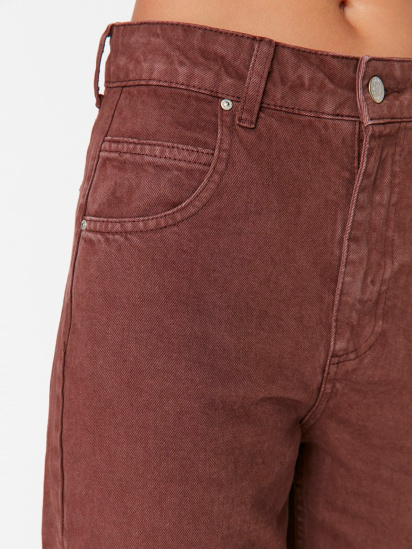 Широкие джинсы Trendyol модель TWOAW23JE00333/Kahverengi — фото 4 - INTERTOP