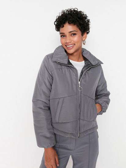 Зимова куртка Trendyol модель TWOSS20MO0015/Antrasit — фото - INTERTOP