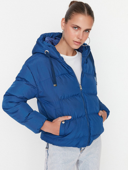 Зимняя куртка Trendyol модель TWOAW21MO0022/Lacivert — фото 4 - INTERTOP