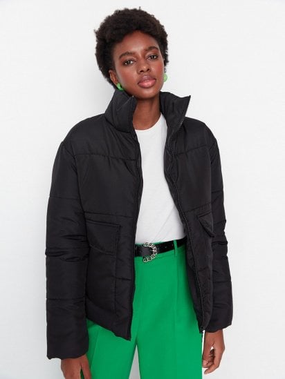 Зимова куртка Trendyol модель TWOAW23MO00146/Siyah — фото - INTERTOP