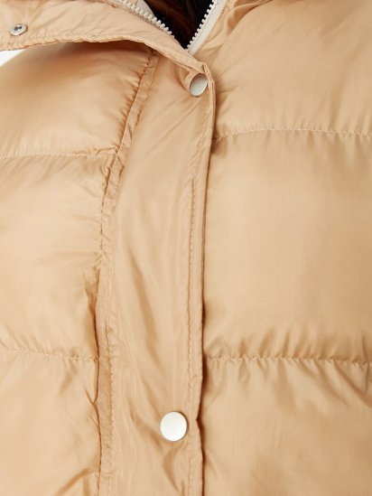 Зимова куртка Trendyol Curve модель TBBAW23AW00003/Vizon — фото 3 - INTERTOP