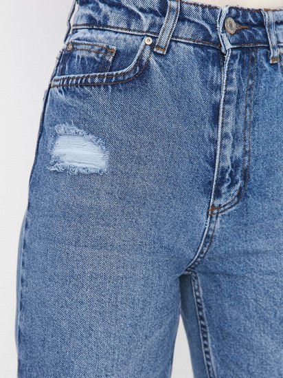 Широкі джинси Trendyol модель TWOAW23JE00141/Mavi — фото 5 - INTERTOP
