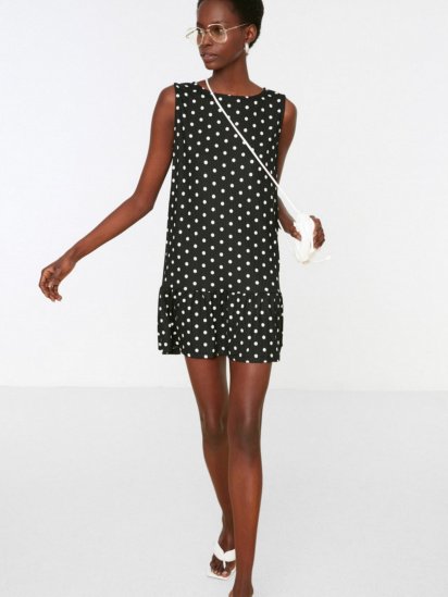 Платье мини Trendyol модель TWOSS22EL0794/Siyah — фото 5 - INTERTOP