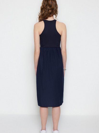 Платье миди Trendyol модель TWOSS23EL00688/Lacivert — фото - INTERTOP