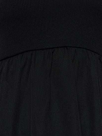 Платье миди Trendyol модель TWOSS23EL00688/Siyah — фото 3 - INTERTOP