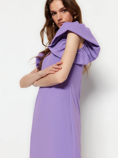 Платье мини Trendyol модель TWOSS23EL01096/Mor — фото 4 - INTERTOP