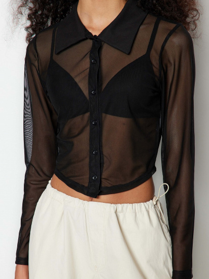 Блуза Trendyol модель TWOSS23GO00224/Siyah — фото 4 - INTERTOP