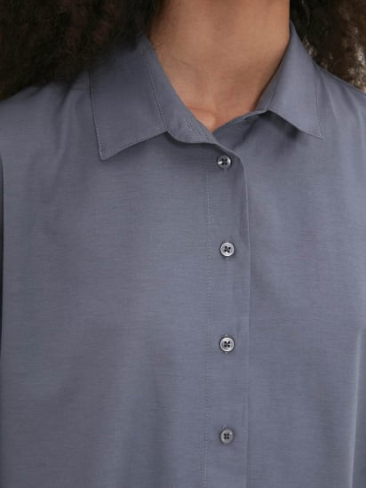 Рубашка Trendyol модель TWOAW20GO0107/Antrasit — фото 4 - INTERTOP