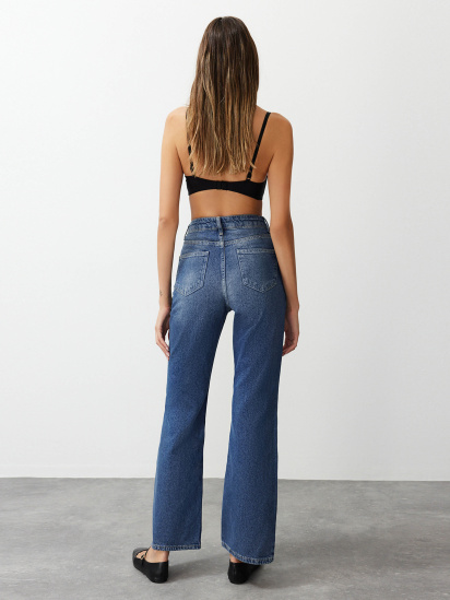Широкі джинси Trendyol модель TWOAW24JE00073/Mavi — фото 4 - INTERTOP