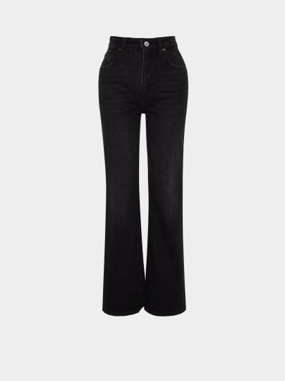 Широкие джинсы Trendyol модель TWOAW24JE00073/Siyah — фото 5 - INTERTOP