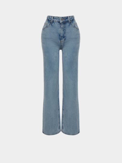 Широкие джинсы Trendyol модель TWOAW24JE00074/Acik Mavi — фото 5 - INTERTOP