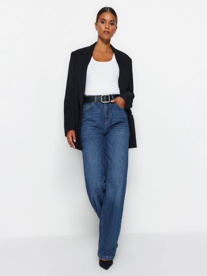 Широкие джинсы Trendyol модель TWOAW24JE00074/Koyu Mavi — фото - INTERTOP