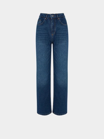 Широкие джинсы Trendyol модель TWOAW24JE00074/Koyu Mavi — фото 5 - INTERTOP