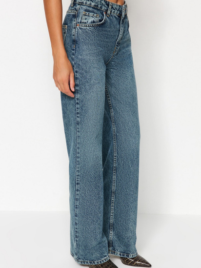 Широкие джинсы Trendyol модель TWOAW24JE00089/Mavi — фото 3 - INTERTOP