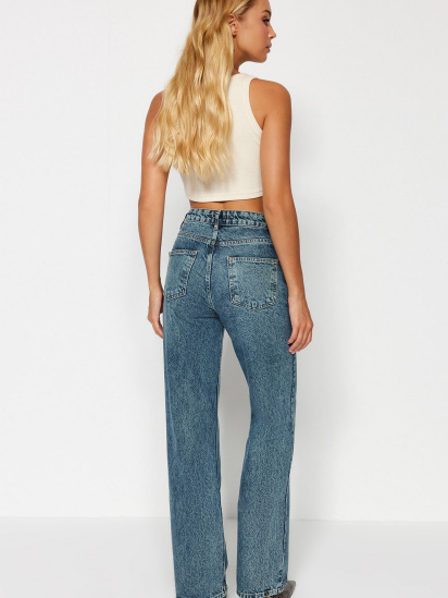 Широкие джинсы Trendyol модель TWOAW24JE00089/Mavi — фото 5 - INTERTOP