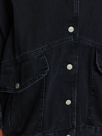 Джинсовая куртка Trendyol модель TWOSS21CE0289/Siyah — фото 3 - INTERTOP