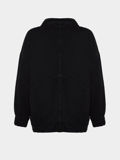 Джинсовая куртка Trendyol модель TWOSS21CE0289/Siyah — фото 6 - INTERTOP