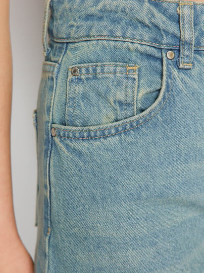 Широкі джинси Trendyol модель TWOSS23JE00166/Mavi — фото 3 - INTERTOP