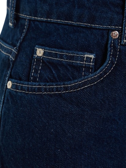 Шорти джинсові Trendyol модель TWOSS23SR00094/Koyu Mavi — фото 4 - INTERTOP