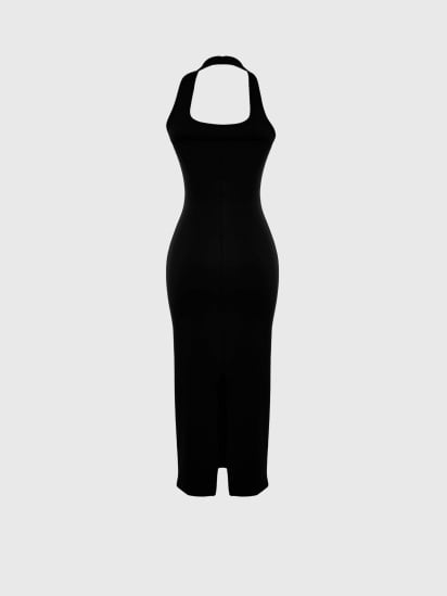 Платье миди Trendyol модель TWOSS24EL00590/Siyah — фото 6 - INTERTOP