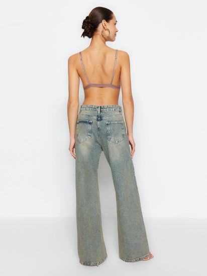 Широкие джинсы Trendyol модель TWOSS24JE00014/Mavi — фото 4 - INTERTOP