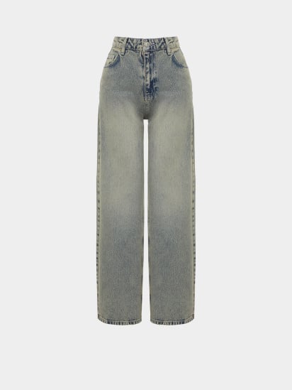 Широкие джинсы Trendyol модель TWOSS24JE00014/Mavi — фото 5 - INTERTOP