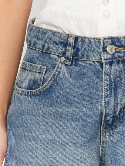 Широкие джинсы Trendyol модель TWOSS24JE00053/Mavi — фото 4 - INTERTOP