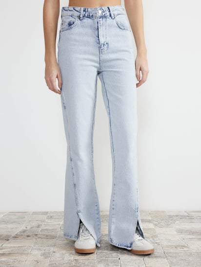Расклешенные джинсы Trendyol модель TWOSS24JE00109/Mavi — фото - INTERTOP