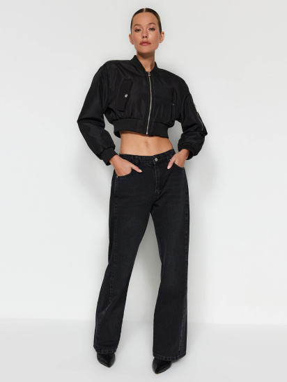 Расклешенные джинсы Trendyol модель TWOAW24JE00260/Siyah — фото 4 - INTERTOP