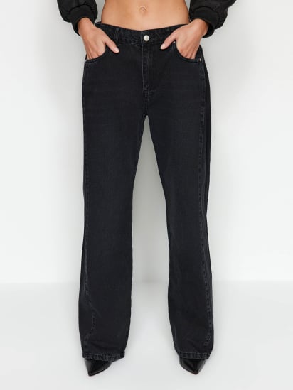 Расклешенные джинсы Trendyol модель TWOAW24JE00260/Siyah — фото - INTERTOP