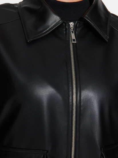Шкіряна куртка Trendyol модель TWOAW24MO00253/Siyah — фото 4 - INTERTOP