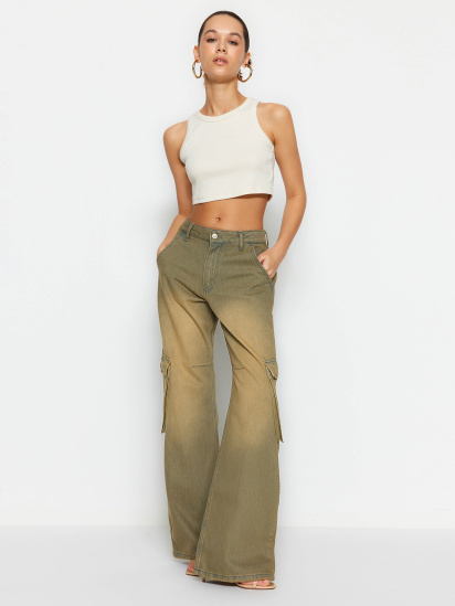 Широкие джинсы Trendyol модель TWOSS24JE00006/Mavi — фото - INTERTOP