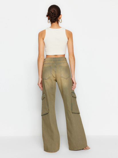 Широкие джинсы Trendyol модель TWOSS24JE00006/Mavi — фото 4 - INTERTOP