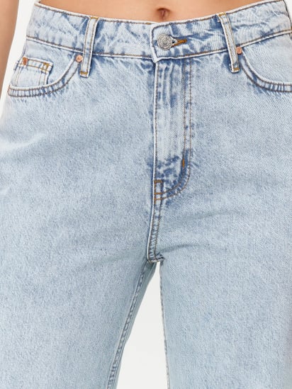 Широкие джинсы Trendyol модель TWOSS24JE00029/Acik Mavi — фото 3 - INTERTOP