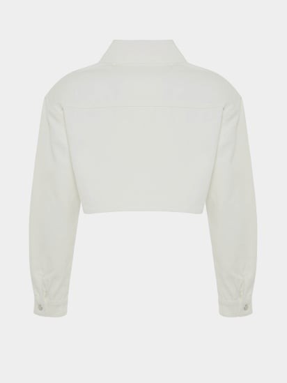 Куртка-сорочка Trendyol модель TWOSS24MO00018/Ekru — фото 6 - INTERTOP