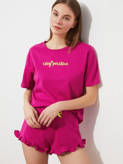 Пижама Trendyol модель THMSS20PT0165/Fusya — фото 4 - INTERTOP