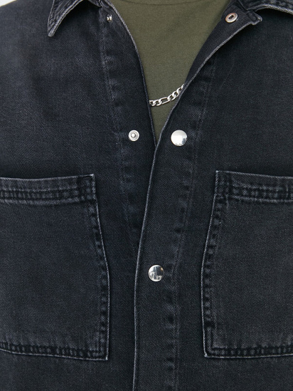 Джинсова куртка Trendyol модель TMNAW22CE0143/Antrasit — фото 3 - INTERTOP