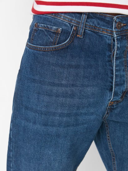 Завужені джинси Trendyol модель TMNAW22JE0048/Indigo — фото 4 - INTERTOP