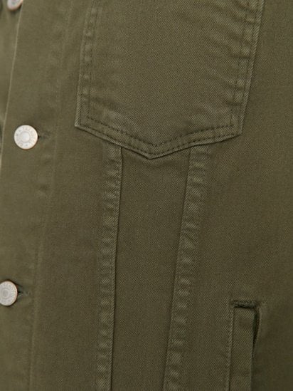 Джинсова куртка Trendyol модель TMNSS20CE0113/Haki — фото - INTERTOP
